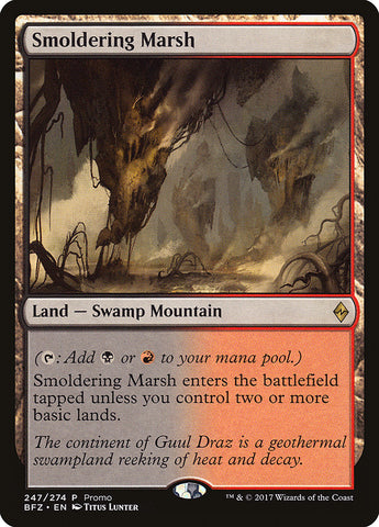 Smoldering Marsh (Promo) [Standard Showdown Promos] - The Mythic Store | 24h Order Processing