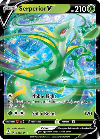 Serperior V (007/195) [Sword & Shield: Silver Tempest] - The Mythic Store | 24h Order Processing