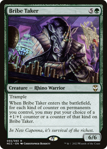 Bribe Taker [Streets of New Capenna Commander] - The Mythic Store | 24h Order Processing