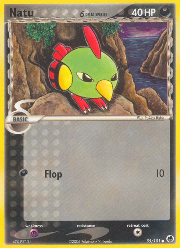 Natu (55/101) (Delta Species) [EX: Dragon Frontiers] - The Mythic Store | 24h Order Processing