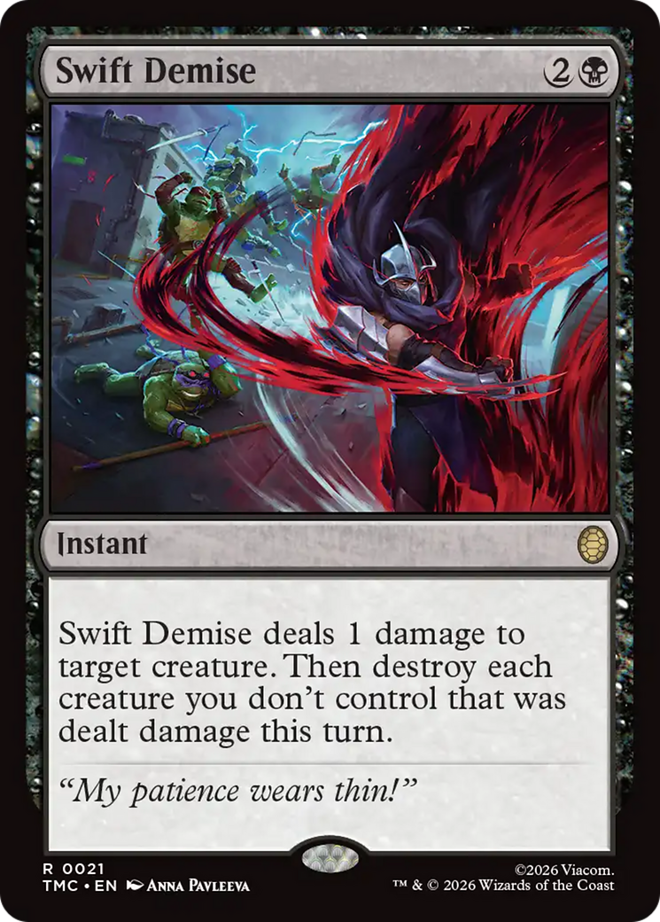 Swift Demise [Teenage Mutant Ninja Turtles Commander] - The Mythic Store | 24h Order Processing