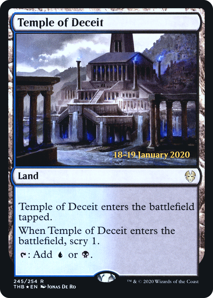 Temple of Deceit [Theros Beyond Death Prerelease Promos] - The Mythic Store | 24h Order Processing