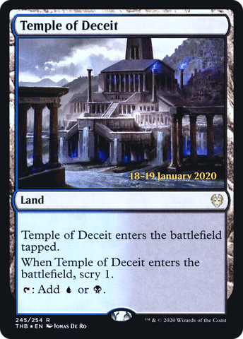 Temple of Deceit [Theros Beyond Death Prerelease Promos] - The Mythic Store | 24h Order Processing