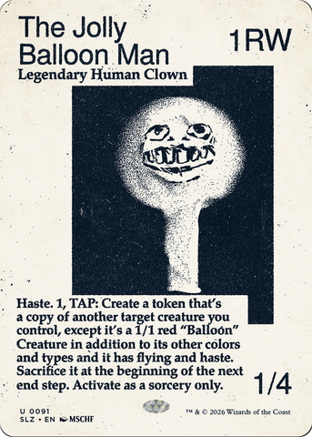The Jolly Balloon Man (0091) [Secret Lair x MSCHF: The Zeta Set] - The Mythic Store | 24h Order Processing