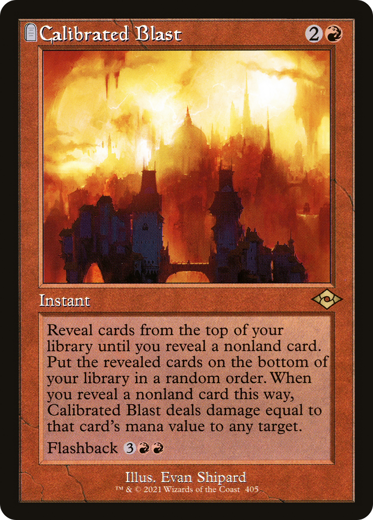 Calibrated Blast (Retro) [Modern Horizons 2] - The Mythic Store | 24h Order Processing