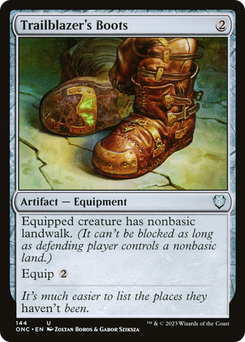 Trailblazer's Boots [Phyrexia: All Will Be One Commander] - The Mythic Store | 24h Order Processing