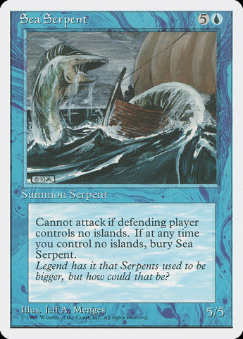 Sea Serpent [Fourth Edition] - The Mythic Store | 24h Order Processing