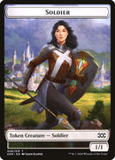 Beast // Soldier Double-Sided Token [Double Masters Tokens] - The Mythic Store | 24h Order Processing