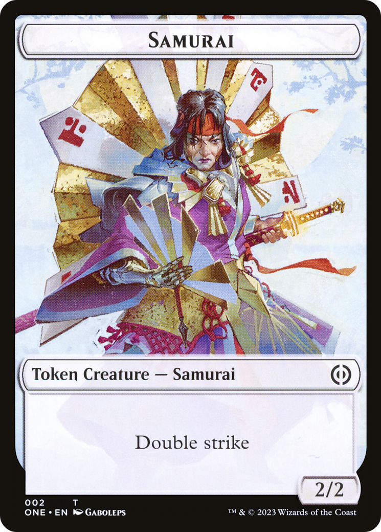 Samurai Token [Phyrexia: All Will Be One Tokens] - The Mythic Store | 24h Order Processing