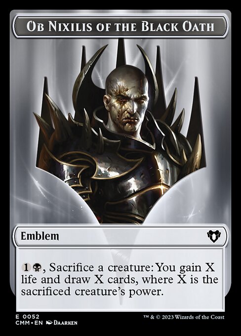 Eldrazi // Emblem - Ob Nixilis of the Black Oath Double-Sided Token [Commander Masters Tokens] - The Mythic Store | 24h Order Processing