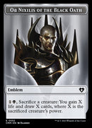 Soldier // Emblem - Ob Nixilis of the Black Oath Double-Sided Token [Commander Masters Tokens] - The Mythic Store | 24h Order Processing