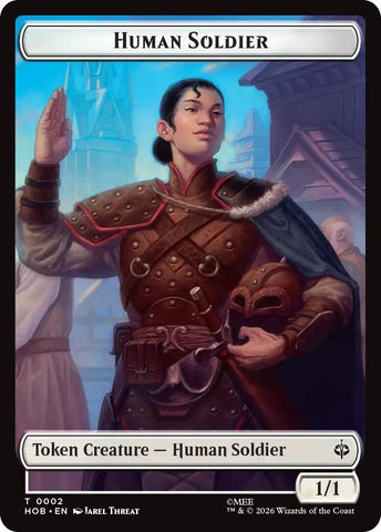 Human Soldier // Goblin Army (0004) Double-Sided Token [The Hobbit Tokens] - The Mythic Store | 24h Order Processing