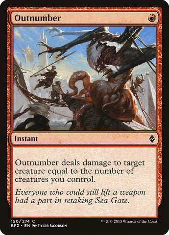 Outnumber [Battle for Zendikar] - The Mythic Store | 24h Order Processing