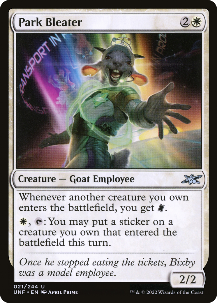 Park Bleater [Unfinity] - The Mythic Store | 24h Order Processing