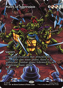 Waves of Aggression (Borderless) [Teenage Mutant Ninja Turtles Eternal-Legal] - The Mythic Store | 24h Order Processing