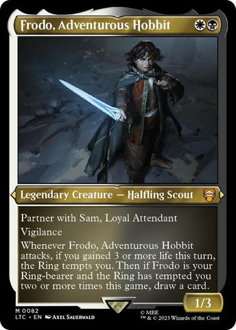 Frodo, Adventurous Hobbit (Display Commander) [The Lord of the Rings: Tales of Middle-Earth Commander] - The Mythic Store | 24h Order Processing