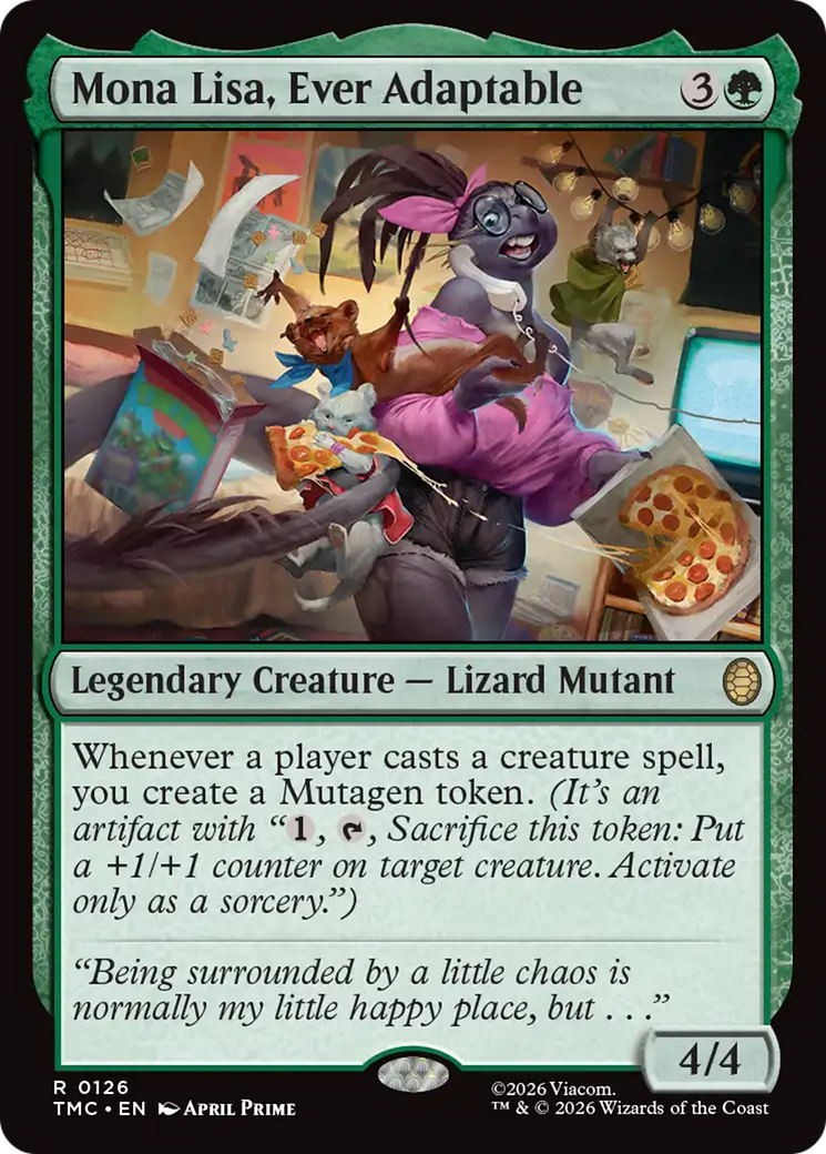 Mona Lisa, Ever Adaptable [Teenage Mutant Ninja Turtles Commander] - The Mythic Store | 24h Order Processing