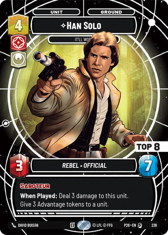 Han Solo - It'll Work (236) (Top 8) (236) [Sector and Regional Promos: Season 2] - The Mythic Store | 24h Order Processing