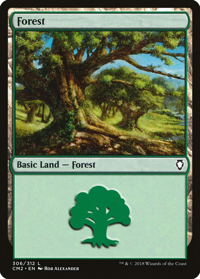 Forest (306) [Commander Anthology Volume II] - The Mythic Store | 24h Order Processing