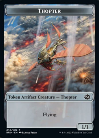 Thopter // Construct (005) Double-Sided Token [The Brothers' War Tokens] - The Mythic Store | 24h Order Processing