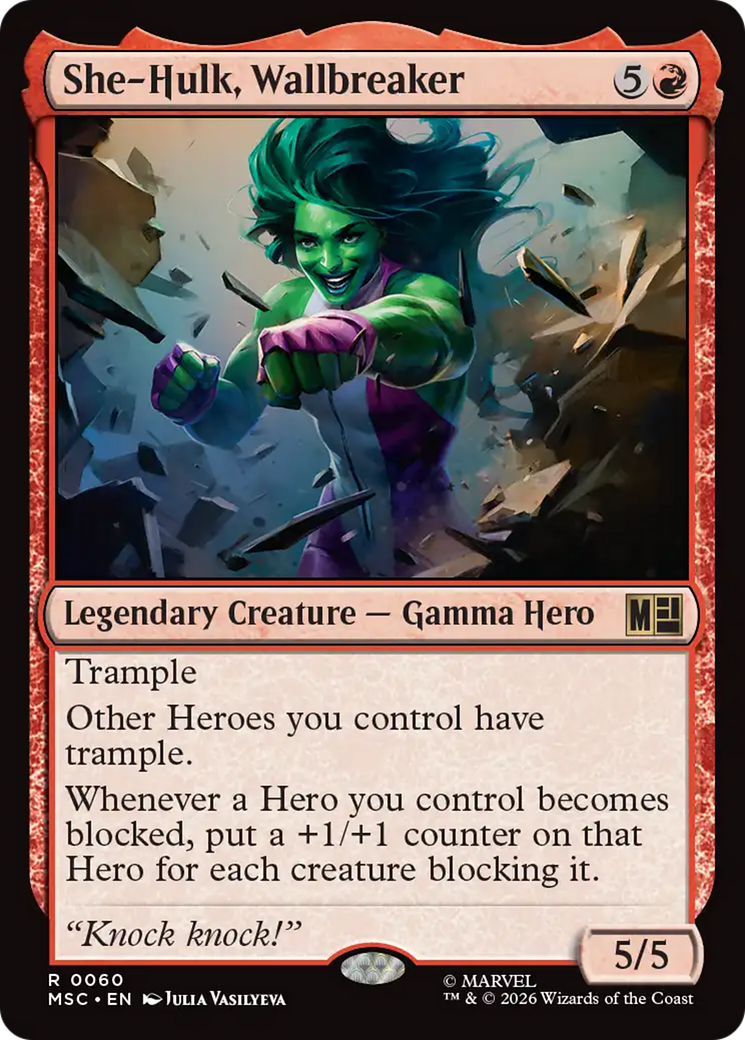 She-Hulk, Wallbreaker [Marvel Super Heroes Commander] - The Mythic Store | 24h Order Processing