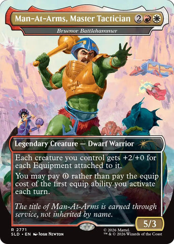 Man-At-Arms, Master Tactician - Bruenor Battlehammer [Secret Lair Drop Series] - The Mythic Store | 24h Order Processing