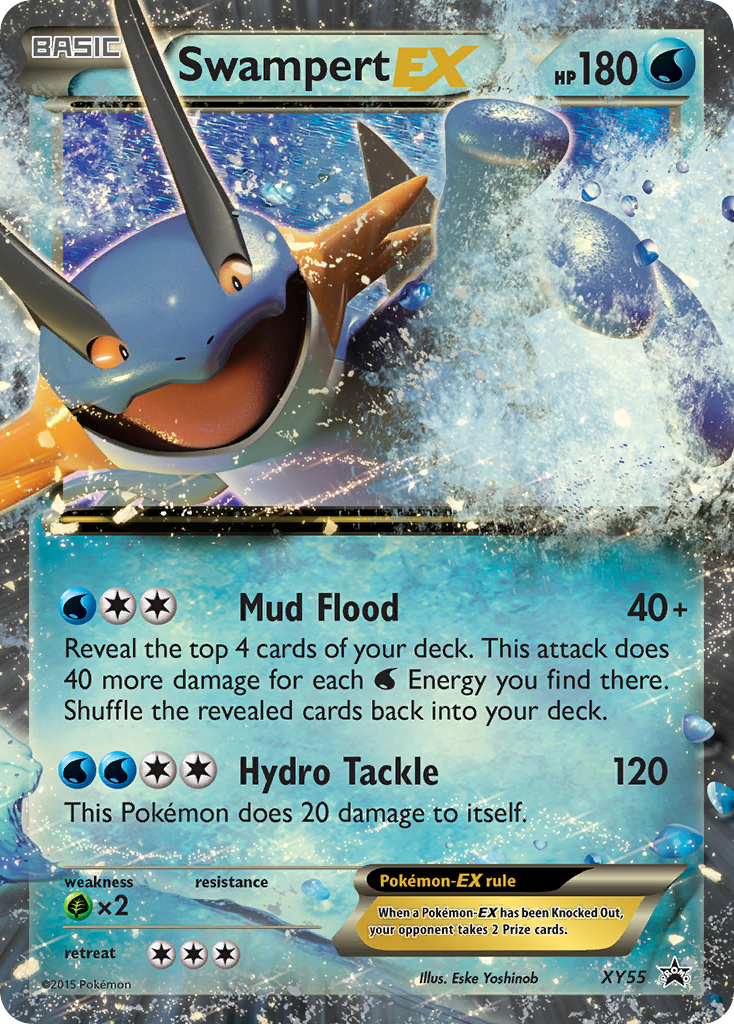Swampert EX (XY55) [XY: Black Star Promos] - The Mythic Store | 24h Order Processing