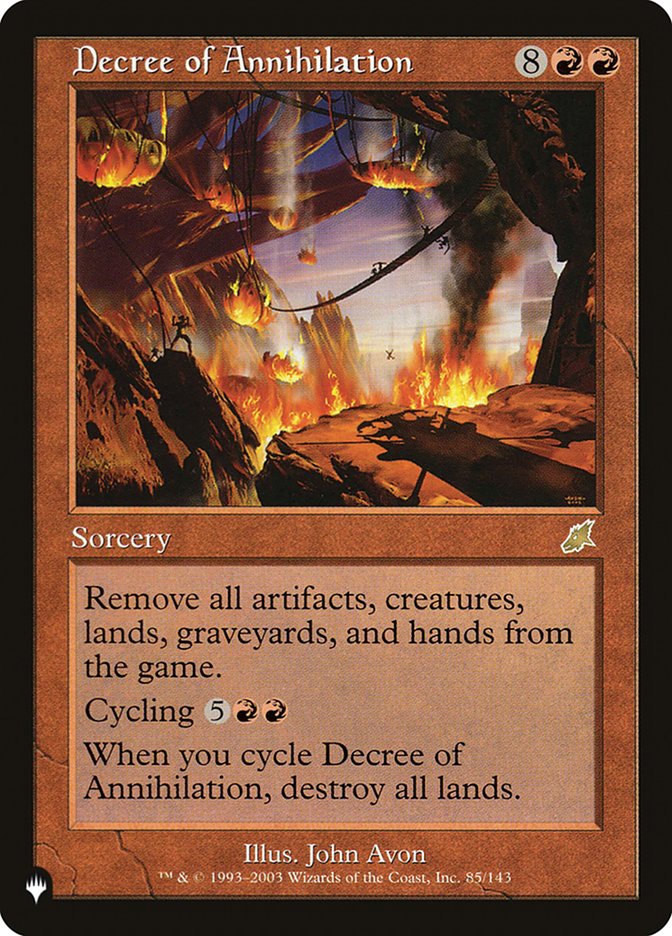 Decree of Annihilation [The List] - The Mythic Store | 24h Order Processing