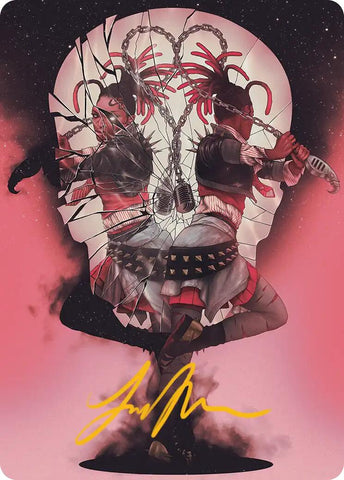 Face Yourself Art Card (Gold-Stamped Signature) [Reality Fracture Art Series] - The Mythic Store | 24h Order Processing