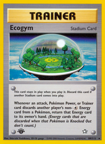 Ecogym (84/111) [Neo Genesis 1st Edition] - The Mythic Store | 24h Order Processing