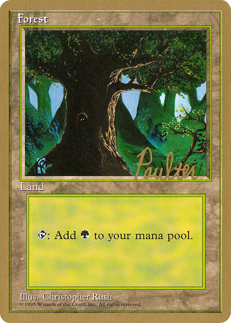Forest (pp376) (Preston Poulter) [Pro Tour Collector Set] - The Mythic Store | 24h Order Processing