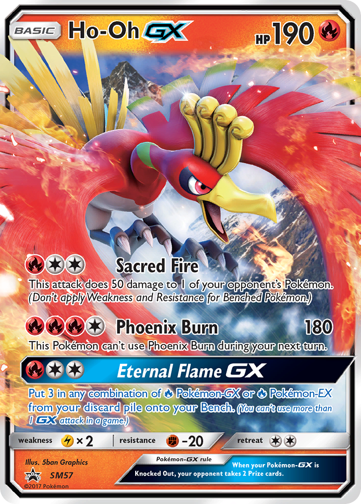 Ho-Oh GX (SM57) [Sun & Moon: Black Star Promos] - The Mythic Store | 24h Order Processing