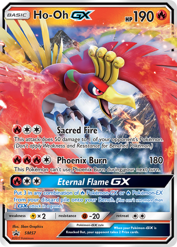 Ho-Oh GX (SM57) [Sun & Moon: Black Star Promos] - The Mythic Store | 24h Order Processing