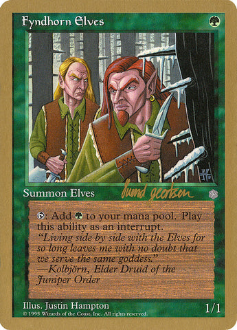 Fyndhorn Elves (Svend Geertsen) [World Championship Decks 1997] - The Mythic Store | 24h Order Processing