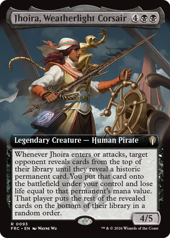 Jhoira, Weatherlight Corsair (Extended Art) [Reality Fracture Commander] - The Mythic Store | 24h Order Processing