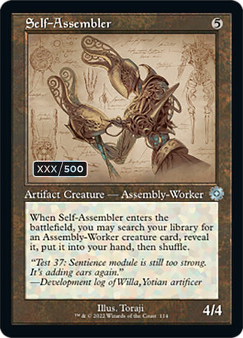 Self-Assembler (Retro Schematic) (Serialized) [The Brothers' War Retro Artifacts] - The Mythic Store | 24h Order Processing