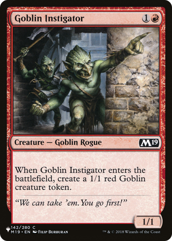 Goblin Instigator [The List] - The Mythic Store | 24h Order Processing