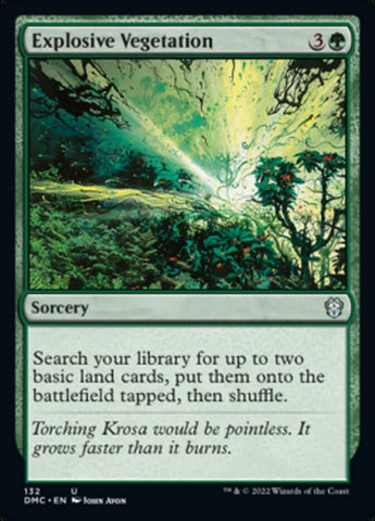 Explosive Vegetation [Dominaria United Commander] - The Mythic Store | 24h Order Processing