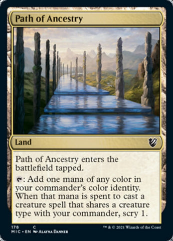 Path of Ancestry [Innistrad: Midnight Hunt Commander] - The Mythic Store | 24h Order Processing