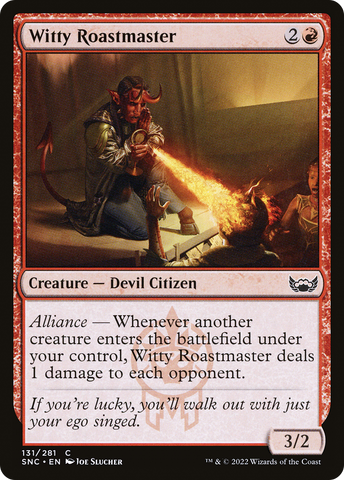 Witty Roastmaster [Streets of New Capenna] - The Mythic Store | 24h Order Processing