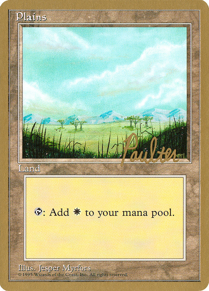 Plains (pp365) (Preston Poulter) [Pro Tour Collector Set] - The Mythic Store | 24h Order Processing
