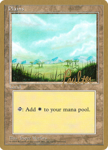 Plains (pp365) (Preston Poulter) [Pro Tour Collector Set] - The Mythic Store | 24h Order Processing