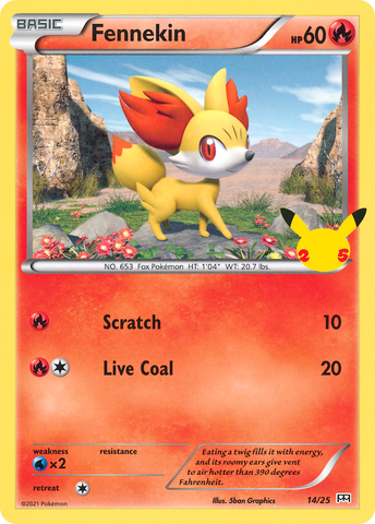 Fennekin (14/25) [McDonald's 25th Anniversary] - The Mythic Store | 24h Order Processing