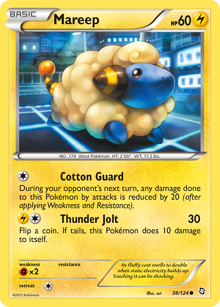 Mareep (38/124) [Black & White: Dragons Exalted] - The Mythic Store | 24h Order Processing
