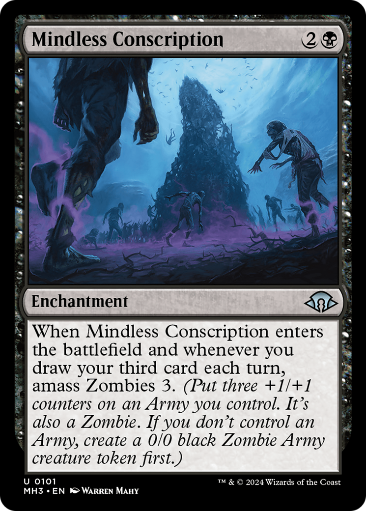 Mindless Conscription [Modern Horizons 3] - The Mythic Store | 24h Order Processing