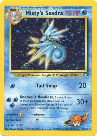 Misty's Seadra (9/132) [Gym Heroes Unlimited] - The Mythic Store | 24h Order Processing