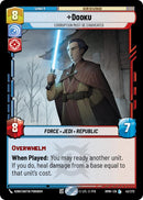 Dooku - Corruption Must Be Eradicated (42/272) (42/272) [Homeworlds] - The Mythic Store | 24h Order Processing