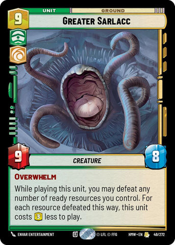 Greater Sarlacc (49/272) (49/272) [Homeworlds] - The Mythic Store | 24h Order Processing
