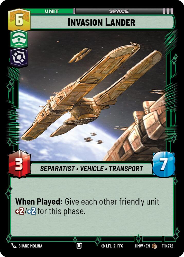 Invasion Lander (111/272) (111/272) [Homeworlds] - The Mythic Store | 24h Order Processing