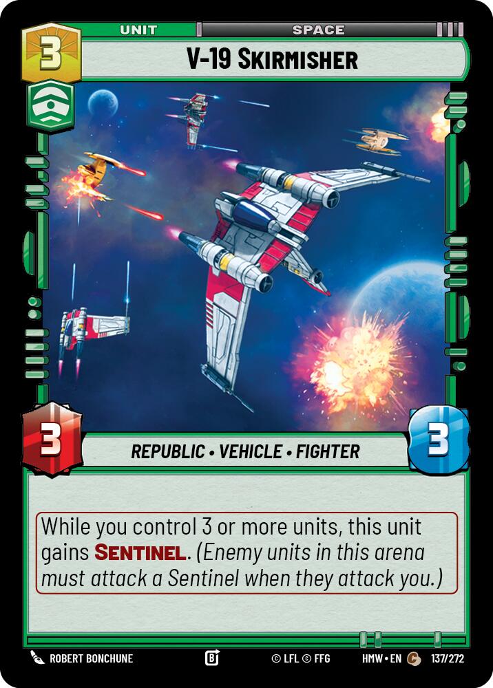 V-19 Skirmisher (137/272) (137/272) [Homeworlds] - The Mythic Store | 24h Order Processing